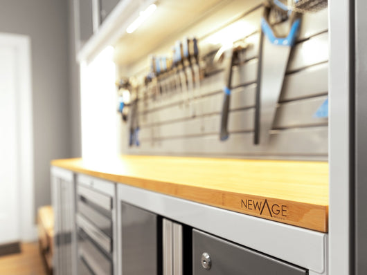 Bold Series 6 Piece Cabinet Set with Tool, Base, Wall Cabinets and 30 in. Locker
