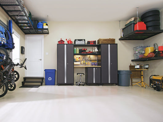 Bold Series 2 Piece Cabinet Set with Project Center and 42 in. Locker