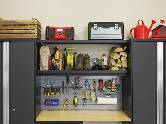Bold Series 2 Piece Cabinet Set with Project Center and 42 in. Locker