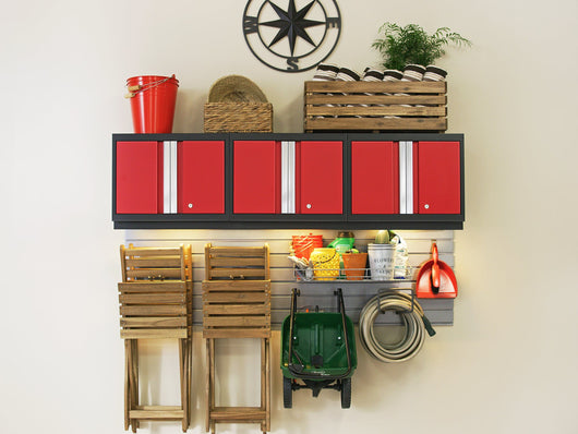 Bold Series 2 Piece Cabinet Set with Project Center and 42 in. Locker