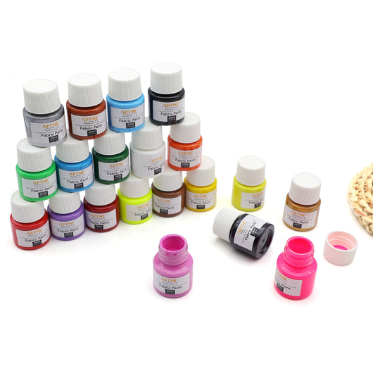 Artme Fabric Paint Set 20 Colours 20ml x 20