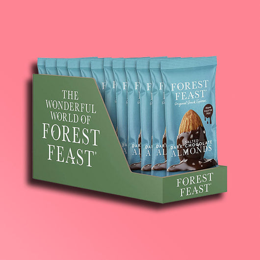 Forest Feast - Dipped Almonds - Salted Dark Chocolate