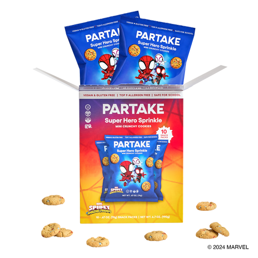 Marvel Crunchy Super Hero Sprinkle Mini Cookie Snack Packs