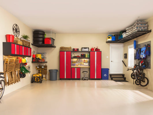 Bold Series 2 Piece Cabinet Set with Project Center and 42 in. Locker
