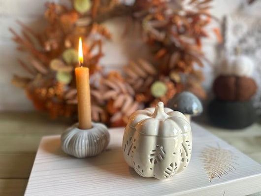 Autumn Leaves Pumpkin Oil Burner