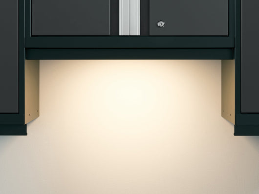 Bold Series 9 Piece Cabinet Set with 2 Base, Tool, Wall Cabinets and 30 in. Lockers