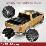 YITAMOTOR® Soft Tri-fold 2020-2024 Jeep Gladiator, Fleetside 5 ft Bed Truck Bed Tonneau Cover