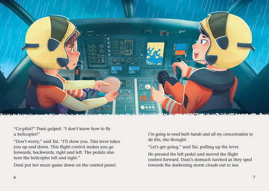 Collins Big Cat - Dani Binns: Heroic Helicopter Pilot: Band 11/Lime