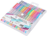 Exerz 30pcs gel pens in a wallet