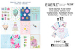 ARTME 12 Assorted Greeting Cards Multipack All Occasions - Handmade - Birthday, Thank You, Mother’s Day, Blank