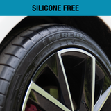 Top Gear Tyre Shine Silicone-Free, 500 ml, Aerosol, 1 x Applicator Pad (Yellow)