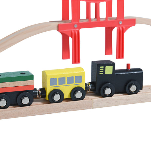 Wooden Train Set - Deluxe