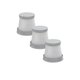 3 filters staggered next to each other. 