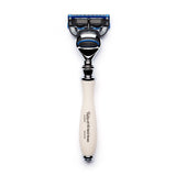 Victorian Fusion Razor with Imitation Ivory Handle