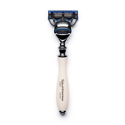 Victorian Fusion Razor with Imitation Ivory Handle