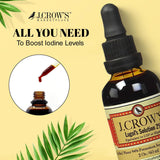 J.Crow's Lugol's Solution of Iodine, 2 Ounce