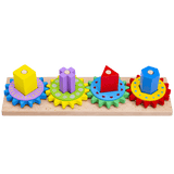 Wooden Gear Puzzle - Kids Puzzle Board