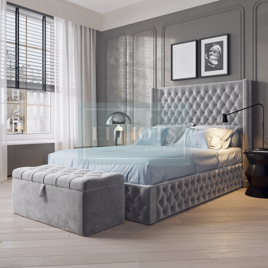 Knightsbridge Bed with Ottoman Storage Option