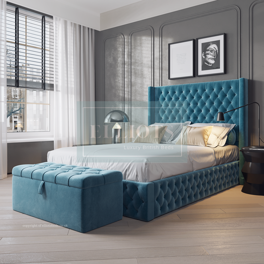 Knightsbridge Bed with Ottoman Storage Option