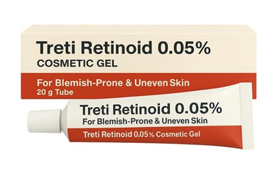 Retinol 0.05% Topical Gel – For Blemish-Prone & Uneven Skin