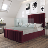 Stacey Bed with Ottoman Storage Option