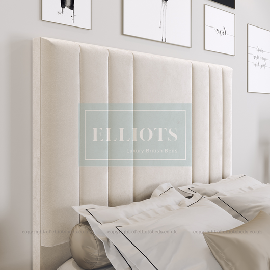 Stacey Bed with Ottoman Storage Option