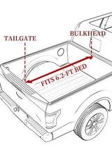 YITAMOTOR® Soft Roll Up Truck Bed Tonneau Cover for 2015-2022 Chevy Colorado/GMC Canyon, Fleetside 6.2 ft Bed