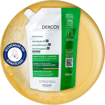 Vichy Dercos Anti-Dandruff Shampoo Dry, 500ml