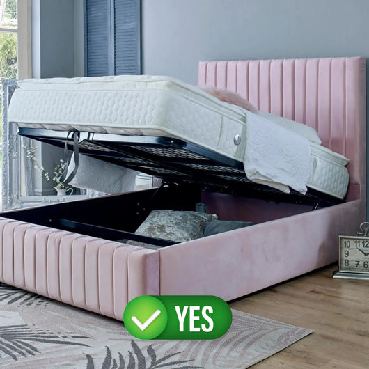 Cube Bed with Ottoman Storage Option