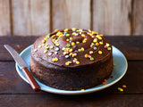 Chocolate Birthday Cake with Sprinkles