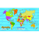 Happy Puzzle Jigraphy World Map