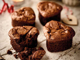 Heart Shaped Chocolate Brownies x 8