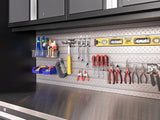 Pro Series 10 Piece Cabinet Set with Lockers, Tool Drawer Cabinet and 84 in. Worktop