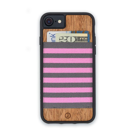 Pink Gray Stripe Black Bmpr