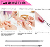 Nail Soaking Bowl Set – Gel Polish Remover & Manicure Tool Kit (2 Bowls)