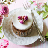 Rose Bud Individual Fruit Cake