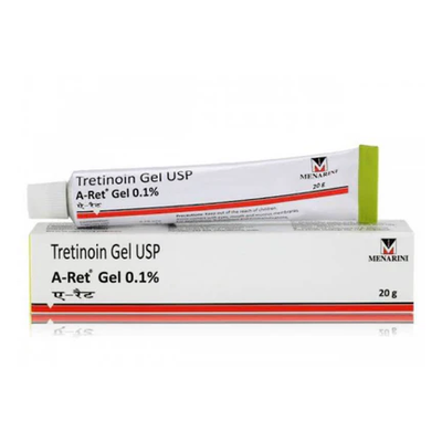 Retinol Gel (Tretinoin Gel 0.01%) by Menarini – UK Stock
