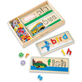 Wooden Puzzle See & Spell