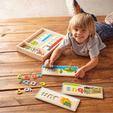 Wooden Puzzle See & Spell