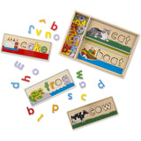 Wooden Puzzle See & Spell